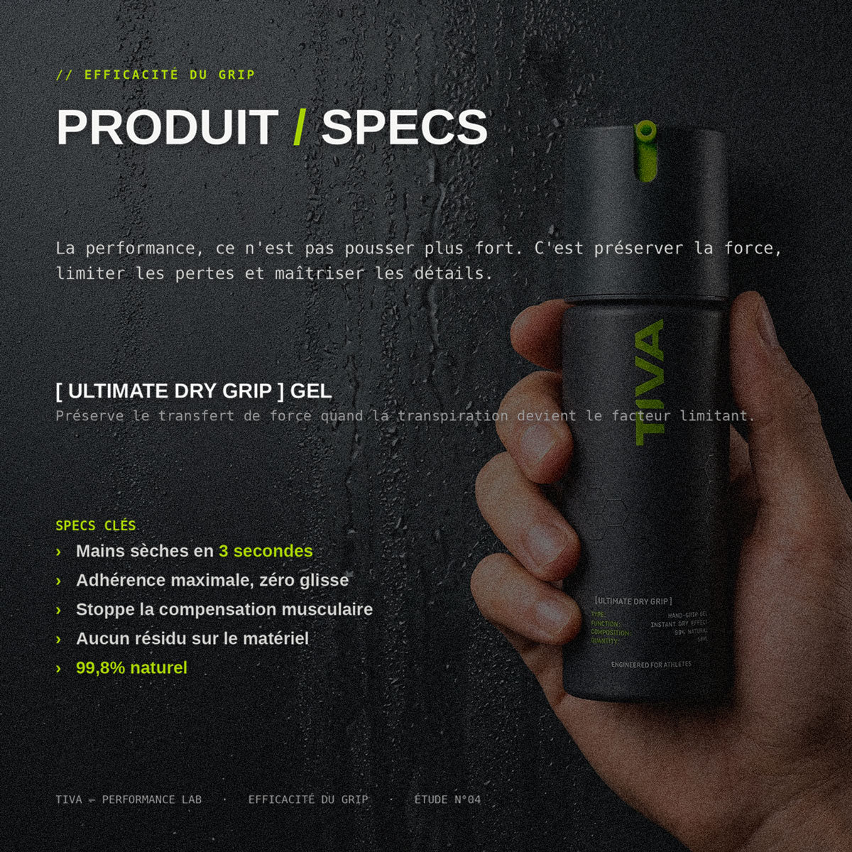 GEL MAINS [ULTIMATE DRY GRIP]